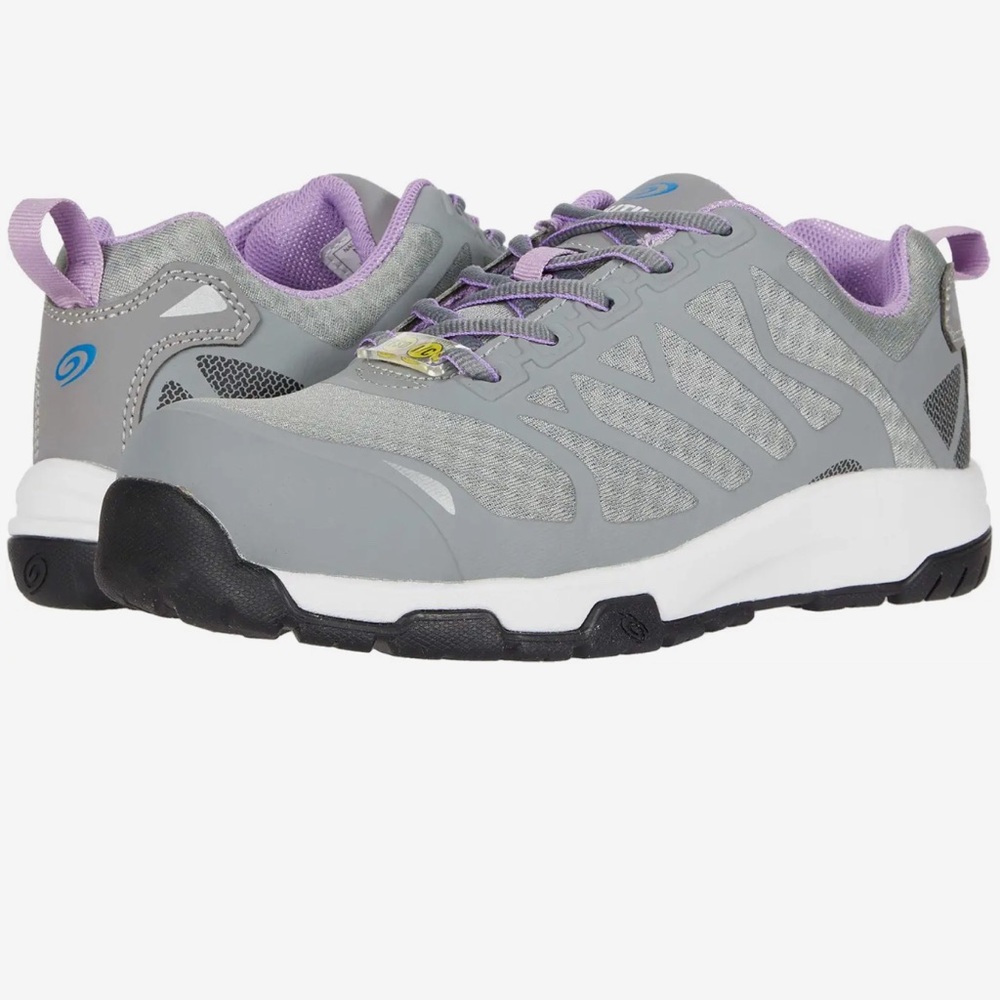 NAUTILUS Velocity Composite Toe Women's Safety Work Shoes- Grey- Size 9.5D Wide